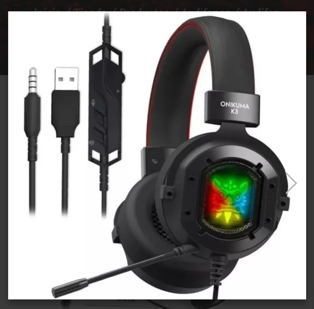 AUDIFONOS ONIKUMA K3-RGB